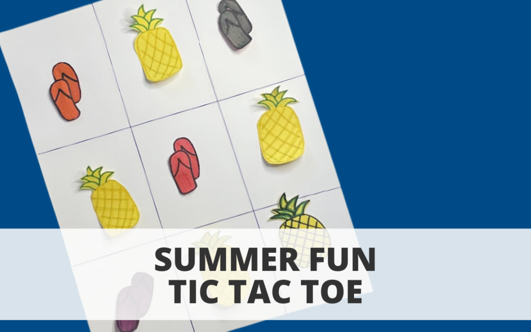 Summer Fun Tic Tac Toe