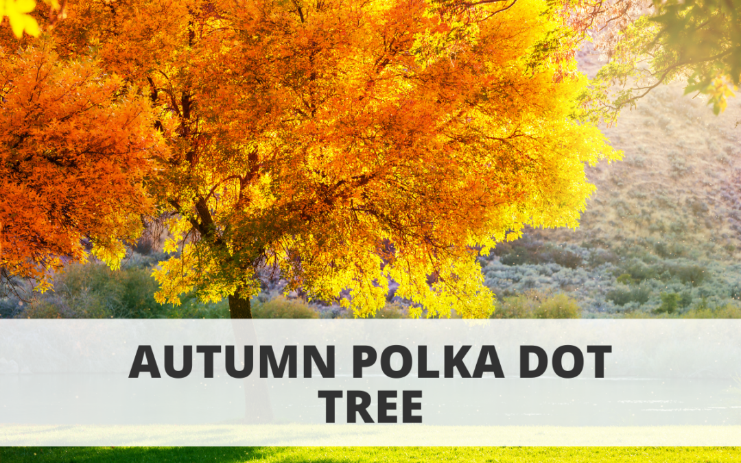 Autumn Polka Dot Tree