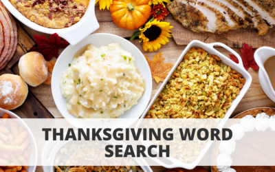 Thanksgiving Word Search