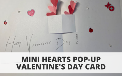 Mini Hearts Pop Up Valentine’s Day Card