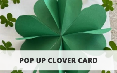 Pop Up Clover Card