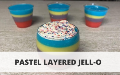 Pastel Layered Jell-O