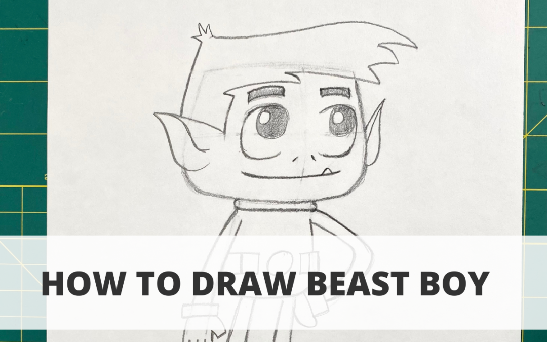 how to draw beast boy from teen titans go