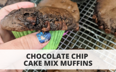 Chocolate Chip Cake Mix Muffins