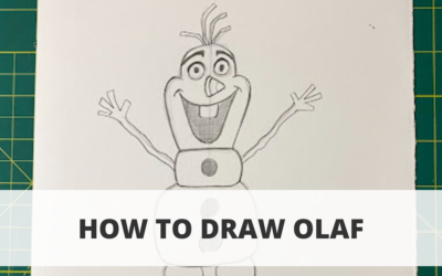 How to draw Olaf