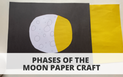 Moon Phases Paper Craft