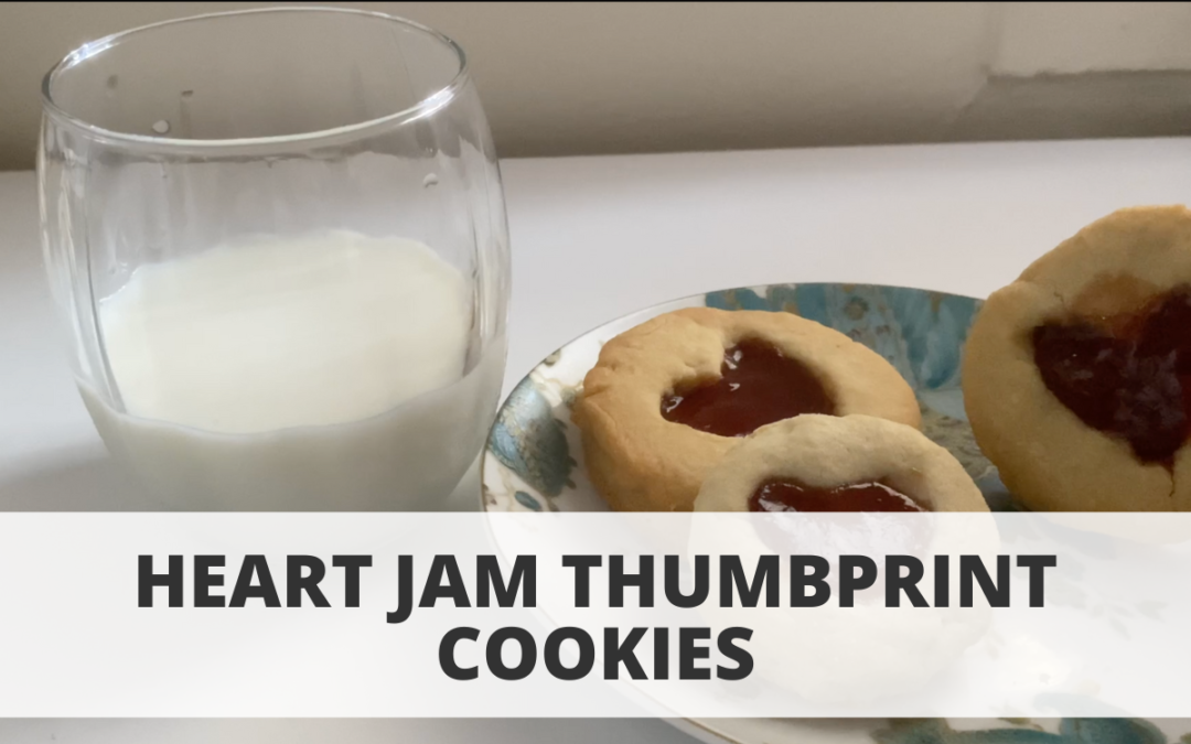 Heart Jam Thumbprint Cookies