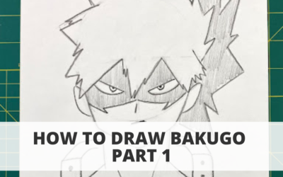 How to Draw Bakugo Part 1