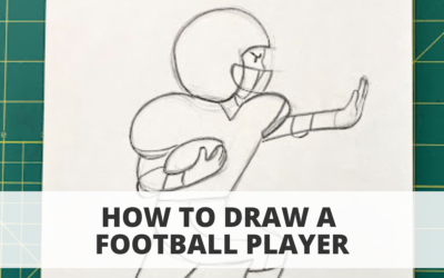 How to Draw A Football Player