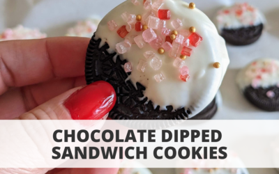 Chocolate Dipped Sandwich Cookies