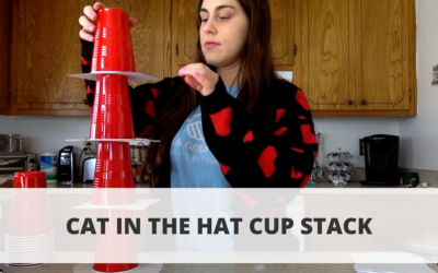 Cat in the Hat Cup Stack Game