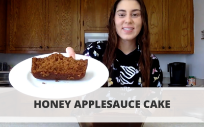 Honey Applesauce Cake