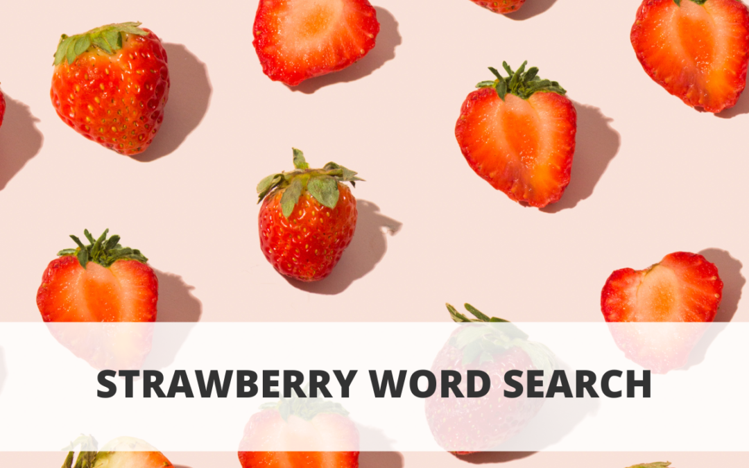 Strawberry Wordsearch