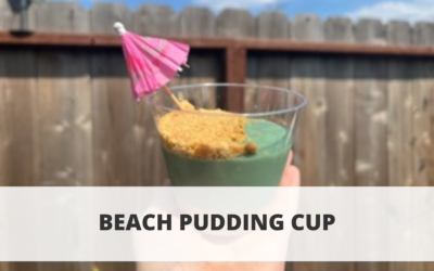 Beach Pudding Cup