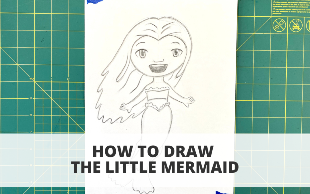 How to Draw the Little Mermaid