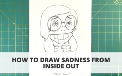How to draw Sadness from Inside Out