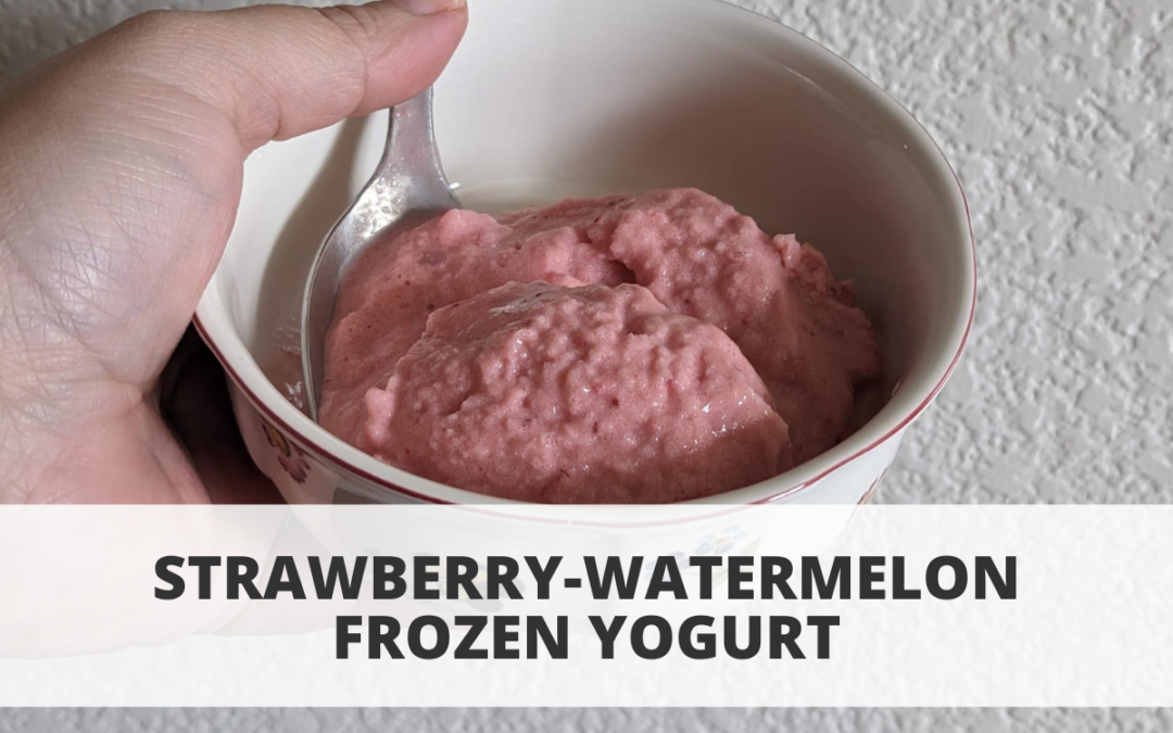 Strawberry – Watermelon Frozen Yogurt
