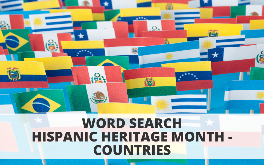 Hispanic Heritage Month – Countries Word Search