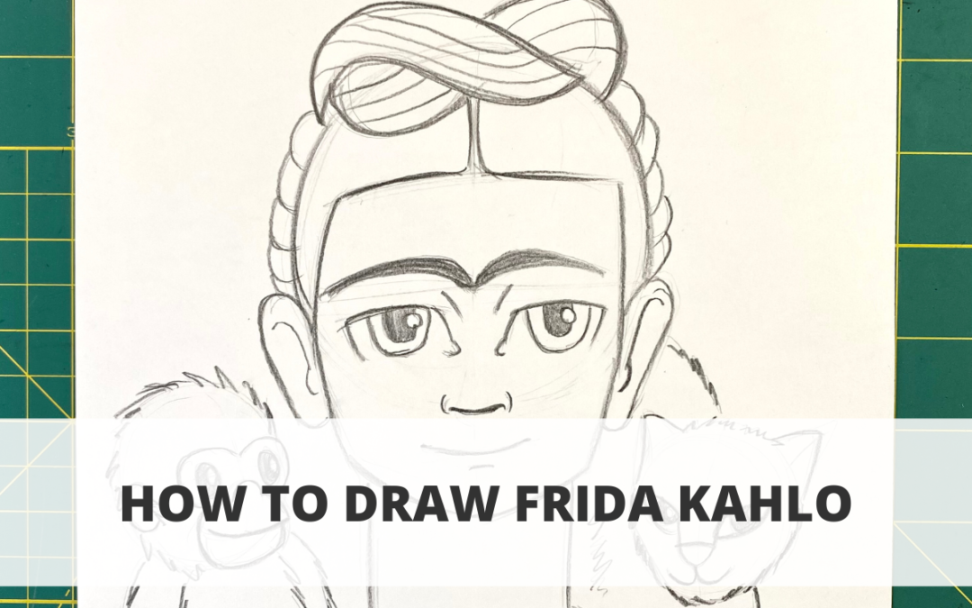 How to draw Frida Kahlo