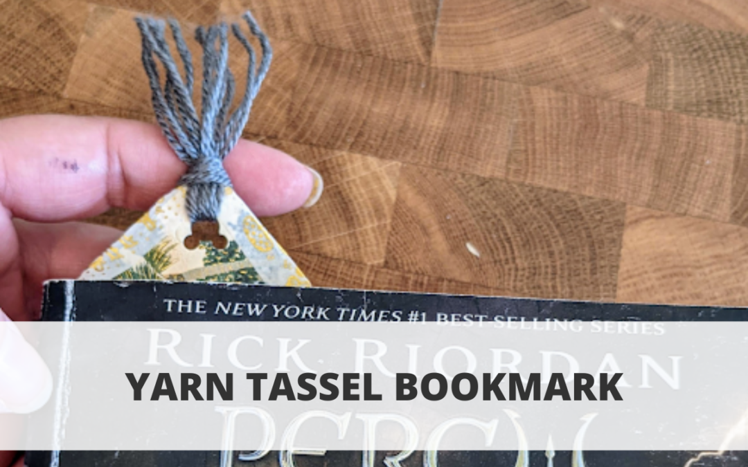 Yarn Tassel Book Mark