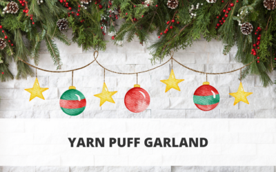 Yarn Puff Garland