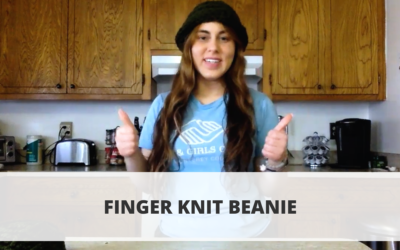 Finger Knit Beanie