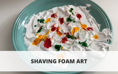 Shaving Foam Art