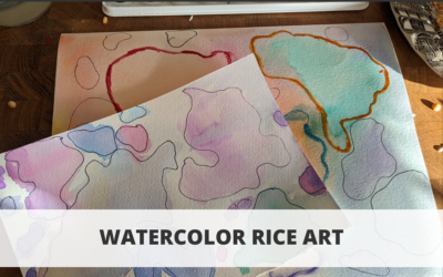 Watercolor Rice Art