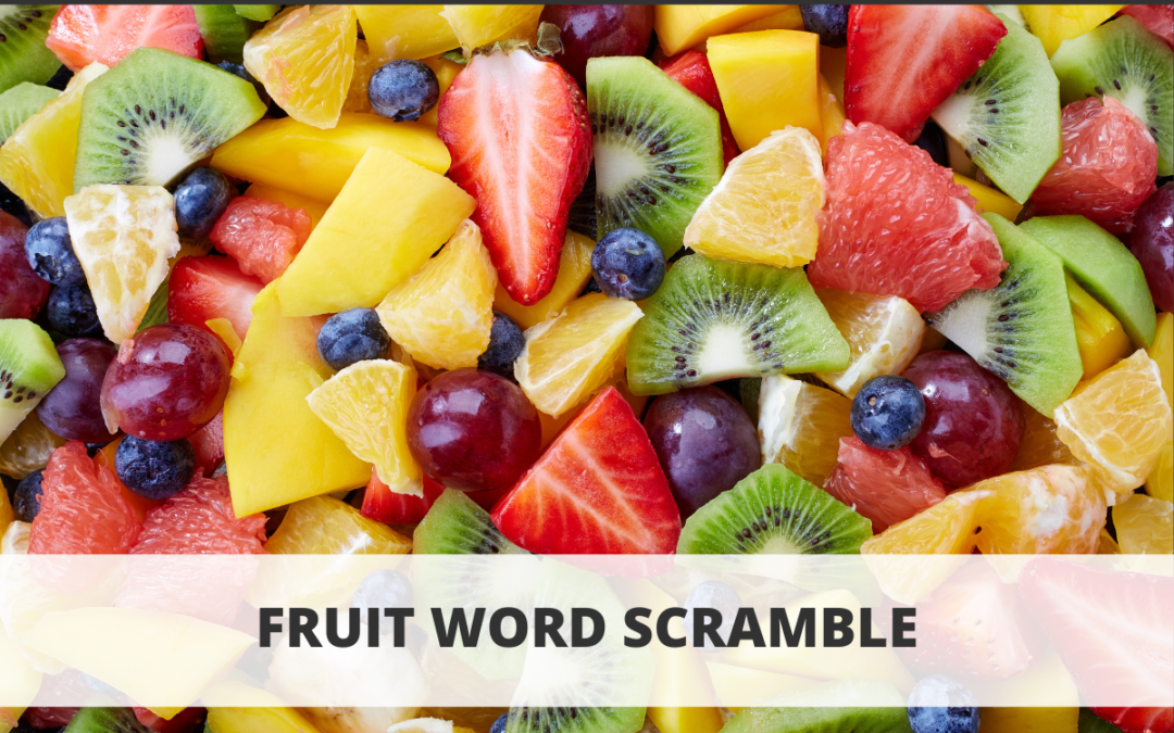 Fruit Word Scramble