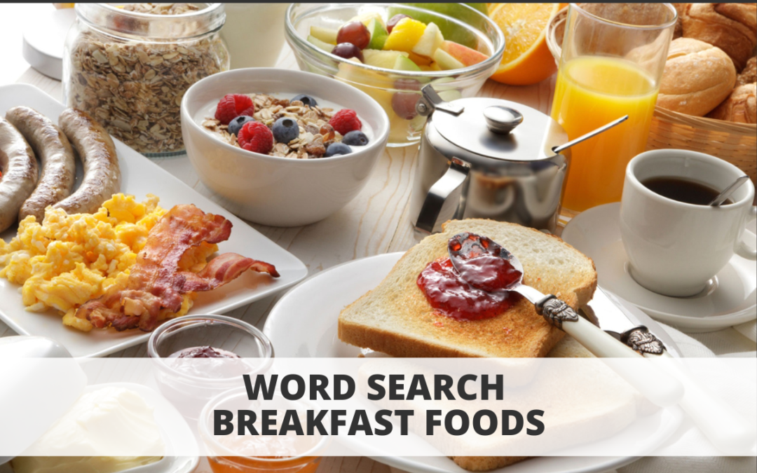 Word Search: Breakfast Foods