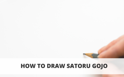 How to Draw Saturo Gojo