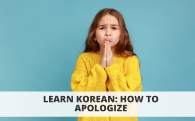 Learn Korean: How to Apologize